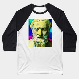 Herodotus Colourful Portrait | Herodotus Artwork 7 Baseball T-Shirt